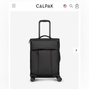 Calpak Luka Soft-Sided Carry-on Luggage in Matte Black